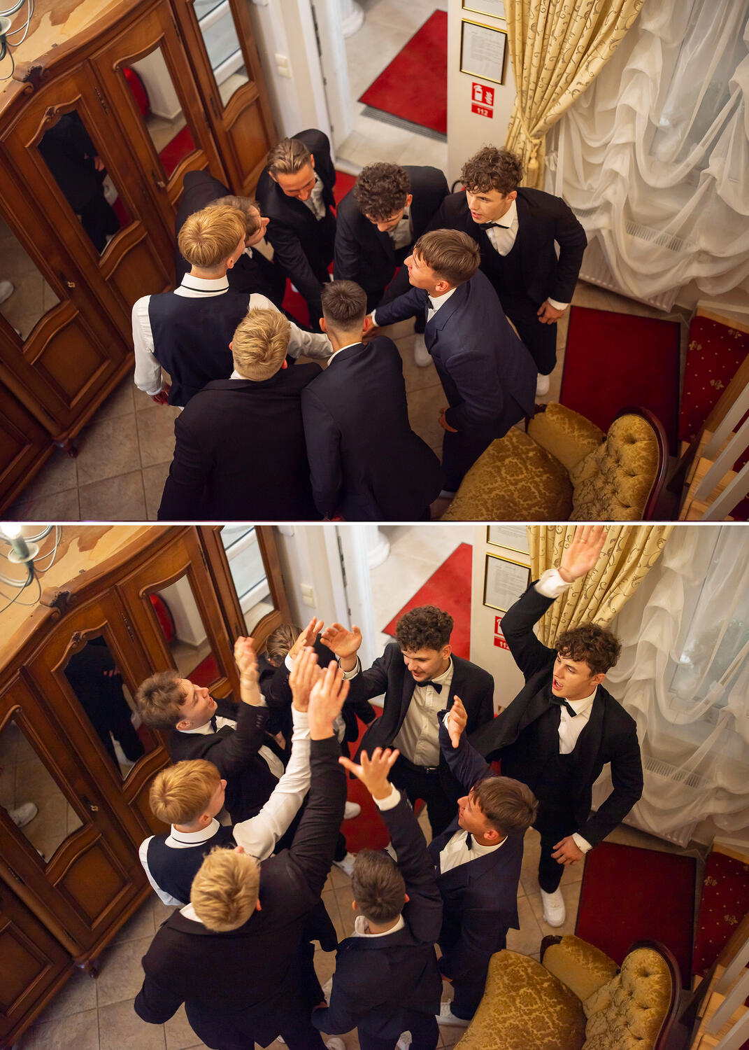 Vestuvių šventės fotografija, atsitiktinis momentas