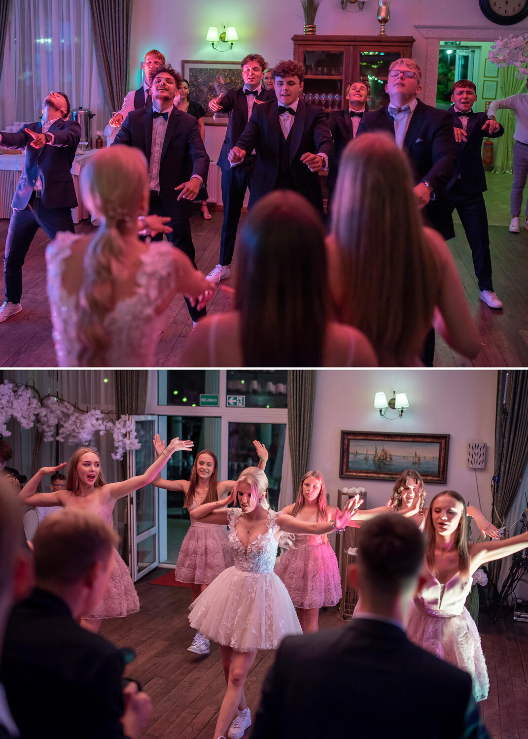 Pamergių ir pabrolių šokis, šventės fotografavimas, vestuvių fotografavimas