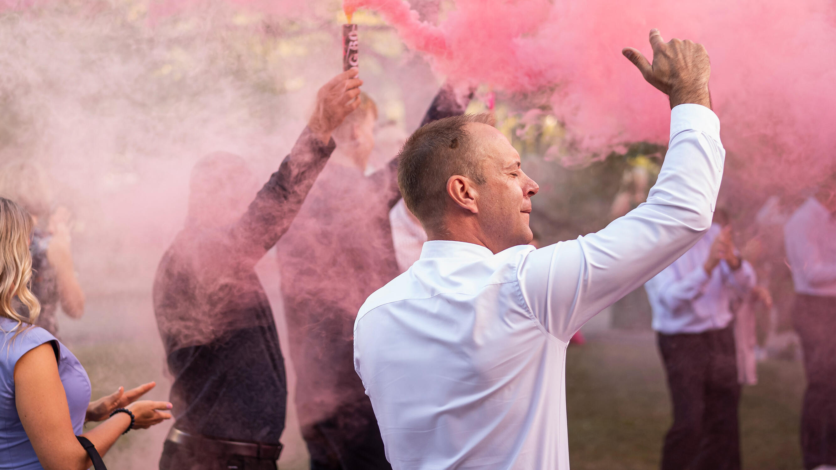 Vestuvių šventės fotografavimas, atsitiktinis momentas